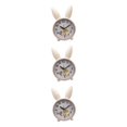 thumbnail image 2 of relayinert Cute Rabbit Deer Shaped Alarm Clock for Bedroom Nordic Style Playful and Endearing Yellow Rabbit 3Set, 2 of 6