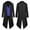 Blue, variant on Medieval Tailcoat Jacket for Men Halloween Costume Gothic Victorian Steampunk Tuxedo Vampire Pirate Frock Coat