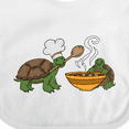 thumbnail image 4 of Inktastic Cute Turtle Chefs Making Soup Boys or Girls Baby Bib, 4 of 4