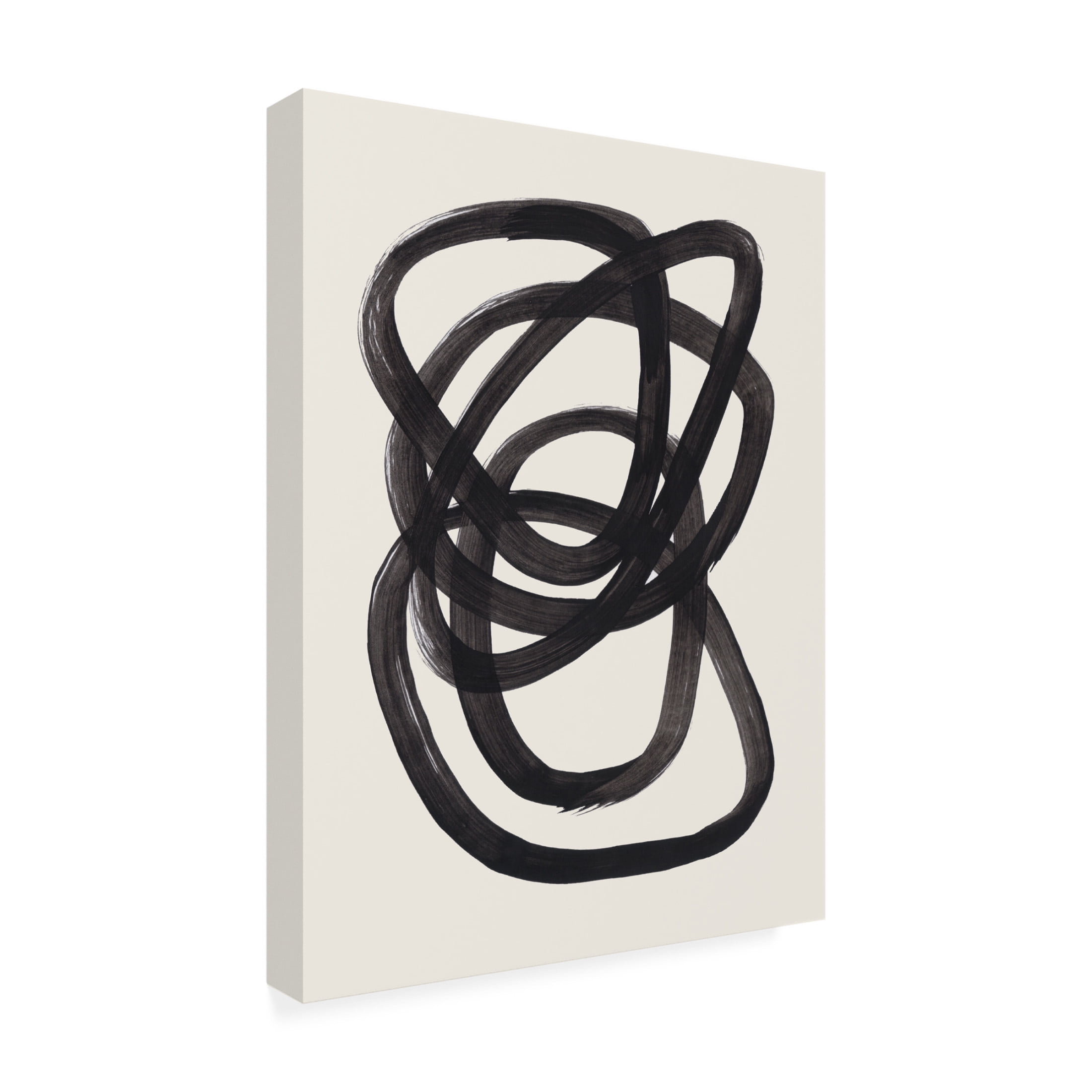 Trademark Fine Art Ejaaz Haniff Ink Spiral Rings Canvas Wall Art