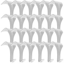 25pcs Picture Hanging Hooks Metal Hooks Picture Rail Hangers Heavy Duty Molding Hooks Picture Rail Hook Photo Frame Hangers