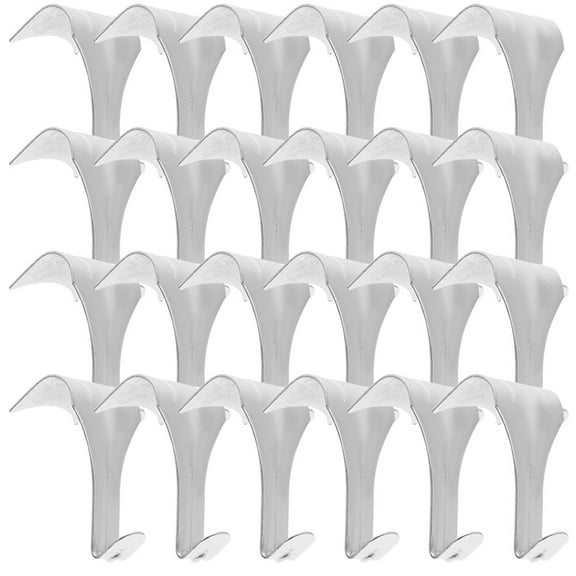 25pcs Picture Hanging Hooks Metal Hooks Picture Rail Hangers Heavy Duty Molding Hooks Picture Rail Hook Photo Frame Hangers