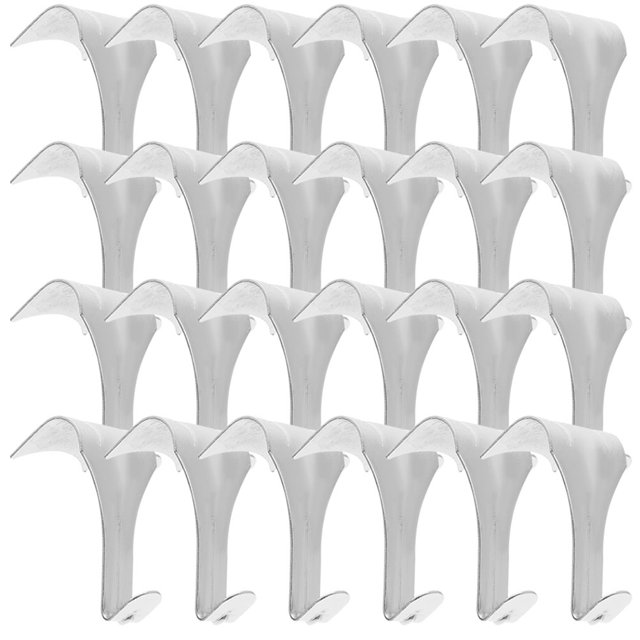 GOOHOCHY 25pcs Rail Hanging Hook for Pictures Minimalist Design for Home and Office Use