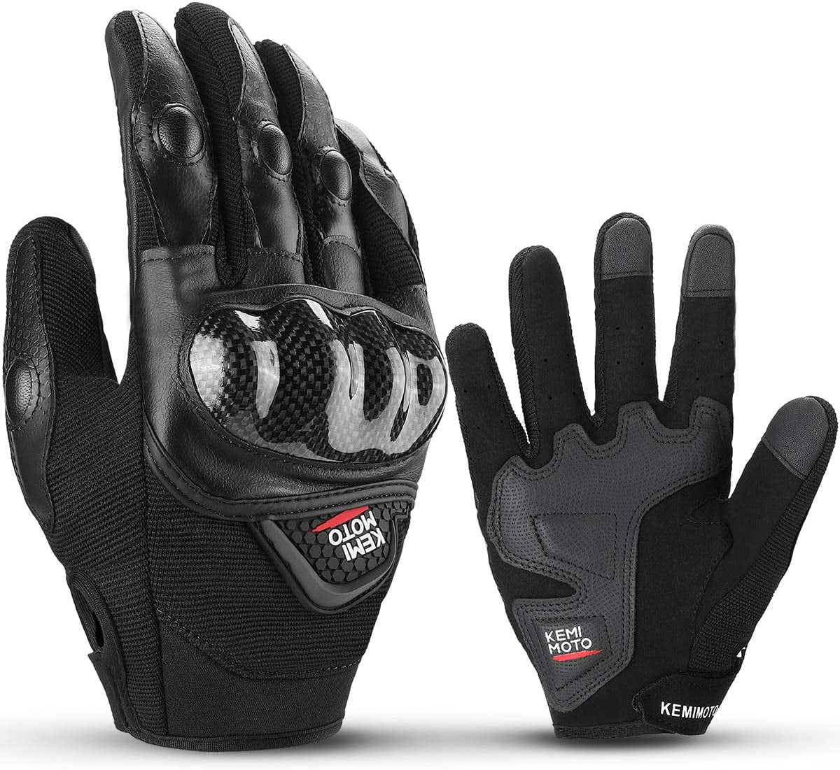 Motorcycle Riding Gloves Men Carbon 