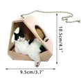 thumbnail image 3 of Colgante con forma de gatito para decoración de espejo retrovisor interior de coche, 3 of 6