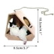 thumbnail image 3 of Colgante con forma de gatito para decoración de espejo retrovisor interior de coche, 3 of 6