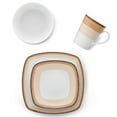 thumbnail image 2 of Noritake Colorscapes Layers Desert 4-Piece Square Place Setting, 2 of 7