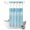 Teal, variant on No Hook Shower Curtain, Orange Brown Shower Curtains for Bathroom with See Through Top Window, Modern Abstract Art Ombre Striped Waterproof & Washable Bath Curtain Extra Long 72"x96"