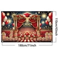 thumbnail image 3 of Danhjin Polyester Background Congrats Grad Backd Grad Backd Graduation Decorations Backd Backdrop, 3 of 6