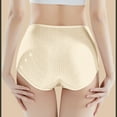 thumbnail image 4 of Daznico Womens Underwear - Womens Underwear Plus Size Cut High Waisted Briefs Comfortable Breathable Full Coverage Postpartum Panties - Panties for Women,Color:Beige,Size:L, 4 of 8