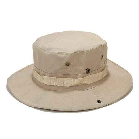Men Camouflage Bonnie Hats Tactical Army Bucket Hats Military Panama Summer Bucket Caps Hunting Hiking Outdoor Camo Sun Protect Boonie Hat Military Tactical for Men Women Hunting Fishing Outdoor