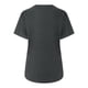 thumbnail image 5 of Camiseta de mujer, camisetas divertidas y bonitas con abertura lateral Vintage, camiseta de manga corta con estampado de letras divertidas, blusa holgada con mangas caídas y hombros descubiertos Pompotops hfajkhk127180, 5 of 9