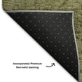 thumbnail image 5 of Addison Rugs Mayfield Premium Machine Washable Transitional Geometric Aloe Rectangle Rug, 8' X 10' Machine Washable Transitional Geometric Aloe Oversized Sherpa Throw Blanket, 5 of 6