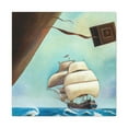 thumbnail image 1 of Stormy Ship on Waves - Canvas, 1 of 10
