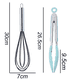 thumbnail image 2 of Juego de utensilios de cocina para utensilios de cocina antiadherentes, accesorios de silicona y acero inoxidable para cocinar, hornear MFZFUKR CPB-US-YYM684-3, 2 of 5