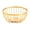 Golden, variant on sunsanly Metal Wire Fruit Basket Large Round Storage Baskets for Bread Modern Fruit Bowl Kitchen Counter Vegetable Stand Holder for Snacks