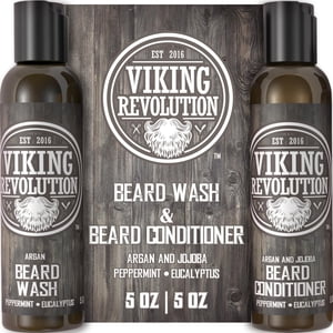 Viking Revolution Beard Wash & Conditioner Set, 5 oz