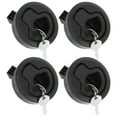 thumbnail image 1 of 4 Pcs Loquets Ronds pour Trappe de Bateau, Verrouillage Marin, Loquets de Trappe à Tirer, 1 of 8