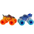 thumbnail image 1 of Monster Jam 1:64 Megalodon et Dragon Feu et Glace Duo, 1 of 1