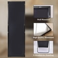 thumbnail image 6 of BEAUTYPEAK 59"x 16" Full Length Mirror Rectangle Body Dressing Floor Standing Mirrors, Black, 6 of 8
