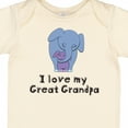 thumbnail image 4 of Inktastic I Love My Great Grandpa Elephant Boys or Girls Baby Bodysuit, 4 of 5