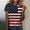 Multicolor, variant on Cavosen 4th of July Shirts for Women Red White and Blue Short Sleeve Crew Neck Shirts American Flag Graphic Tops Lady XL Patriotic Casual T Shirts Independence Day Tunic Tees Patriotic Outfits