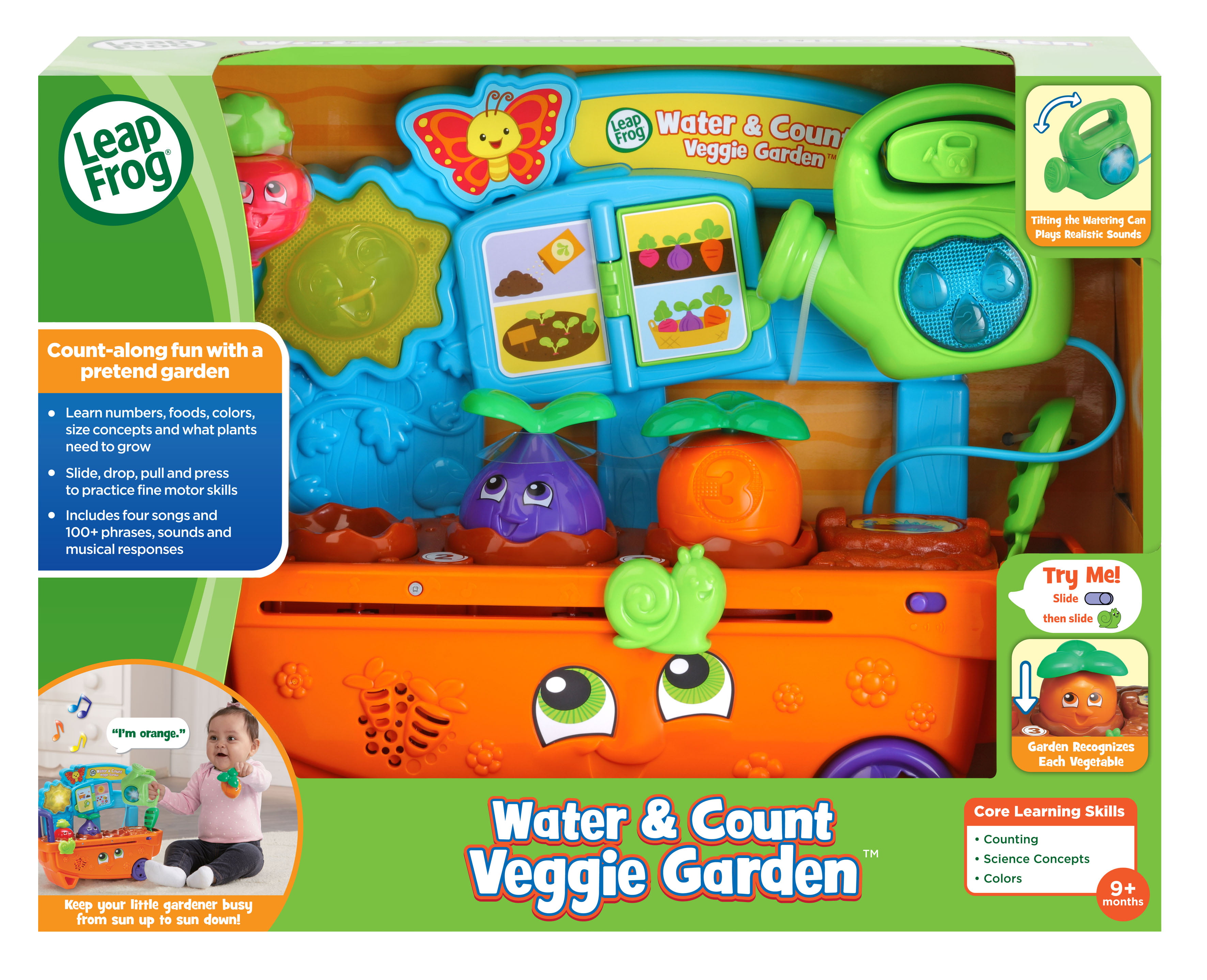 LeapFrog Water & Count Veggie Garden Age 9months for sale online 