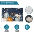 thumbnail image 6 of Navy Blue Fall Placemats Set of 2, Botanical Leaves Thanksgiving Pumpkins Washable Wipeable Table Mats for Dining Tables, Indoor Outdoor Kitchen Place Mats for Holiday Party Table Decor, 6 of 9