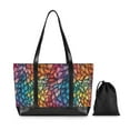 thumbnail image 7 of FORMRS Laptop Tote Bag for Women with 15.6" Computer Compartments Handbag, Colorful Dragon Scales Pattern, 7 of 7