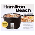 thumbnail image 3 of Hamilton Beach Rice Cooker and Food Steamer, 30 Cups Cooked (15 Uncooked), Steam Basket, Black, 37555, 3 of 7