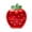 Red, variant on Strawberry Shaped Resin 2-Tier Desktop Storage Rack, Cute Pastel Tabletop Organizer for Figurines Dolls and Small Accessories, Room Decor Gift
