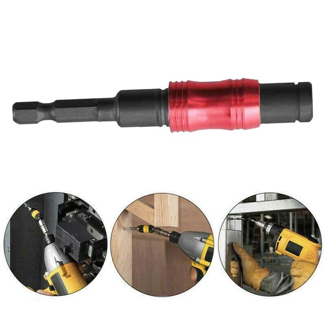 Adaptador de extensiones de taladro de destornillador eléctrico con soporte de Sharpla soporte de punta de broca pivotante