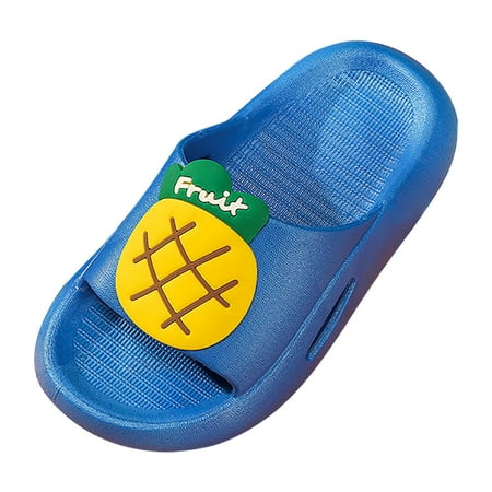 

60% Off Slipper Fesfesfes Children Summer Lovely Slander Fruit Slippers for Kids Strawberry Bathing Shoes For Boys Girls In The Bathroom