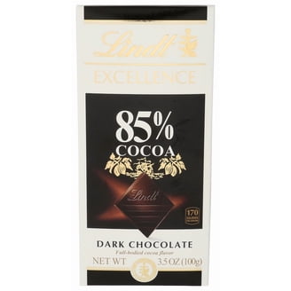 Lindt Excellence Bar, 85% Cocoa Extra Dark Chocolate, Gluten Free