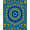 Teal, Pattern 6, variant on ODIKA 4x6 Machine Washable Non-Slip Area Rug, Charming Latch Hook Showcasing Classic Ballet Poses and Stylized Petals High Traffic Rug, Blue, 645840