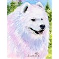 thumbnail image 1 of Carolines Treasures SS8755CHF 28 x 40 Po Drapeau en Toile de Taille Maison Samoyée, 1 of 4