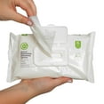 thumbnail image 4 of Underx Disposable Washcloths - Adult Wipes for Incontinence & Cleansing, Formulated with Vitamin E & Aloe Vera - Hypoallergenic, Flushable & Plant Based Wipes, XL (4), 4 of 10