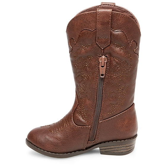 Cat & Jack Toddler Girls' Natalia Authentic Cowboy Western Boots Cat