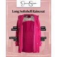 thumbnail image 2 of Jessica Simpson Women's Jacket - Waterproof Softshell Raincoat, Ruffle Back (Size S-XL), 2 of 7