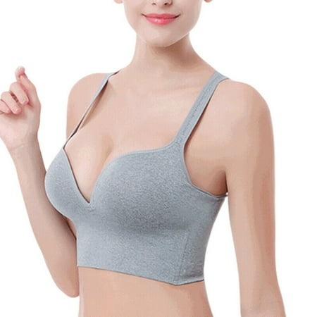 

Opperiaya Ladies Seamless Sports Yoga Padded Push Up Sleep Bra