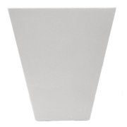 Angle View: Vinyl Flat Panel Window Header Keystone in Paintable (9 in. W x 4.25 in. D x 9.375 in. H (0.254 lbs.))
