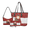 Christmas Bear Pattern, variant on Tutolipy Cute Kitten Lemon Print 3 Pcs Handbag for Women, Durable Sturdy Tote Bag, Hobo Purse for Work Shopping