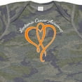 thumbnail image 4 of Inktastic Leukemia Awareness with Orange Ribbon Heart Boys or Girls Baby Bodysuit, 4 of 5