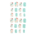 thumbnail image 2 of 24Pcs False on Artificial Kits Short Festive Holiday Designs Salons Children Kids - 266, 2 of 6