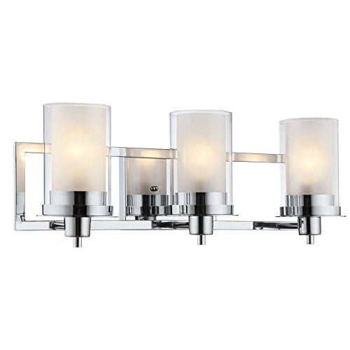 Designers Impressions Juno Polished Chrome 3 Light Wall Sconce