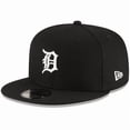thumbnail image 2 of MLB Detroit Tigers Basic Black and White 59FIFTY Fitted Hat, 2 of 5