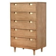 thumbnail image 2 of Home Square 2-Piece Set with Easton 5 Drawer Chest & TV Console in Sand, 2 of 16
