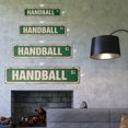 thumbnail image 2 of HANDBALL Vintage Plastic Street Sign gloves hand balls team player | Indoor/Outdoor |  18" Wide, 2 of 4
