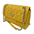 thumbnail image 3 of Kate Spade New York Denim Tweed Medium Flap Shoulder Bag Cut Mango K6094 $479, 3 of 6