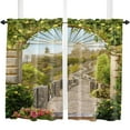 thumbnail image 5 of Italy Ancient Arch Garden Curtain For Living Room Kids Bedroom Kitchen Window Curtains Home Interior Drapes, 5 of 7